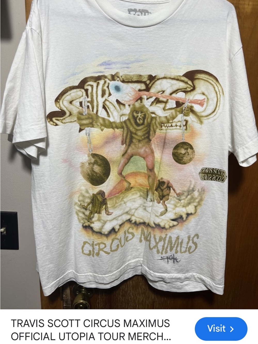 Travis Scott Circus Maximus Official Utopia Tour merch shirt - Picture 5 of 9